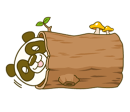 Rollin' Panda and his jolly friends. sticker #1685288