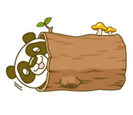 Rollin' Panda and his jolly friends. sticker #1685288