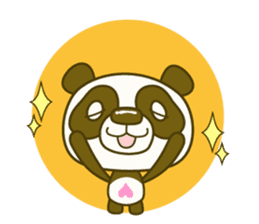 Rollin' Panda and his jolly friends. sticker #1685303