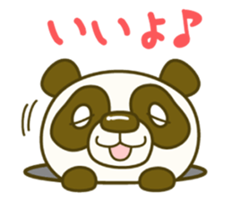 Rollin' Panda and his jolly friends. sticker #1685311