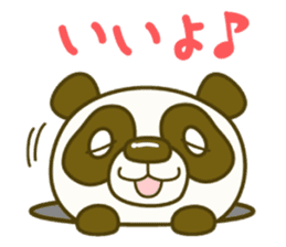 Rollin' Panda and his jolly friends. sticker #1685311