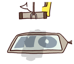 Square Head Chicken sticker #1685452