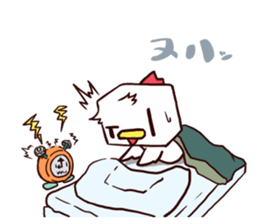 Square Head Chicken sticker #1685465