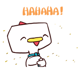 Square Head Chicken sticker #1685467