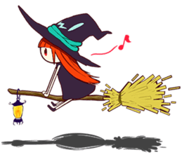 Apprentice witch sticker #1685473