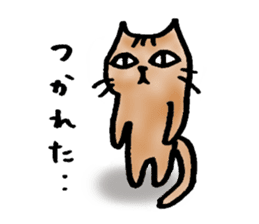 A cat named Torata sticker #1685635