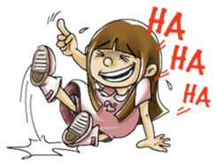 J girl  (Practical  English) sticker #1685993