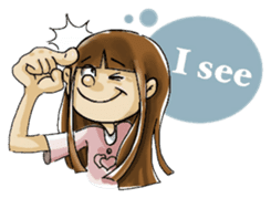 J girl (Practical English) sticker #1685994