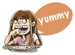 J girl (Practical English) sticker #1685995