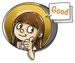 J girl (Practical English) sticker #1685997