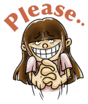 J girl (Practical English) sticker #1686006