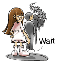 J girl (Practical English) sticker #1686019