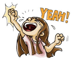 J girl (Practical English) sticker #1686024