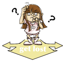 J girl (Practical English) sticker #1686028