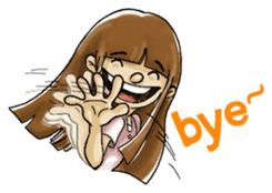 J girl (Practical English) sticker #1686030