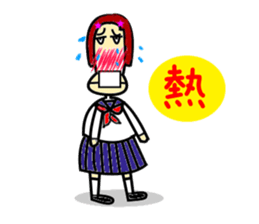 Kanji character and sailor sticker #1686462