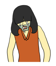 Woman in the neighborhood sticker #1686544