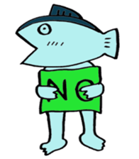 I am a tuna. sticker #1687450