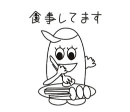 Biological Hideko fictional. sticker #1687484