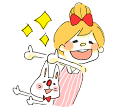 Friends of red ribbon sticker #1687812