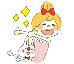 Friends of red ribbon sticker #1687812