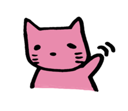 colorful cats sticker sticker #1688241