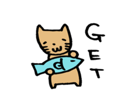 colorful cats sticker sticker #1688255