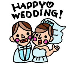 Happy Wedding!! sticker #1688513