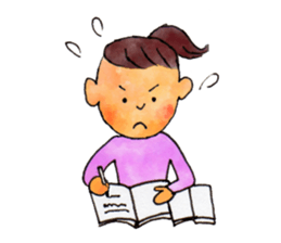 Cheerful family sticker #1688985