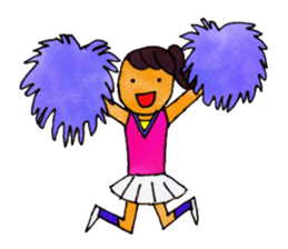 Cheerful family sticker #1688988