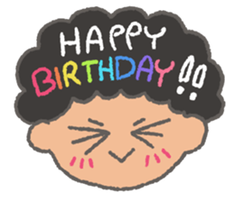 The Coolest Afro Boy sticker #1689245