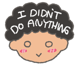 The Coolest Afro Boy sticker #1689249