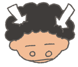 The Coolest Afro Boy sticker #1689255