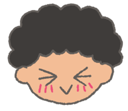 The Coolest Afro Boy sticker #1689264