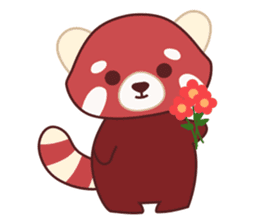 Red Panda Set 2 - English Language sticker #1689316