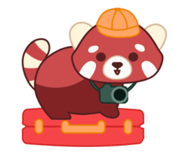 Red Panda Set 2 - English Language sticker #1689321