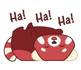 Red Panda Set 2 - English Language sticker #1689329