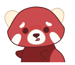 Red Panda Set 2 - English Language sticker #1689332
