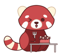 Red Panda Set 2 - English Language sticker #1689333