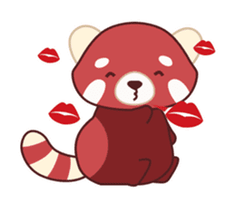 Red Panda Set 2 - English Language sticker #1689335