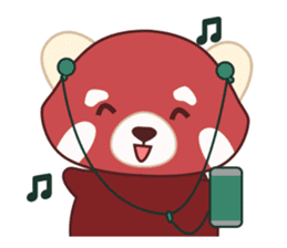 Red Panda Set 2 - English Language sticker #1689336