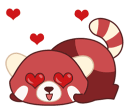 Red Panda Set 2 - English Language sticker #1689338