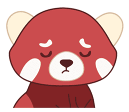 Red Panda Set 2 - English Language sticker #1689340