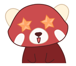 Red Panda Set 2 - English Language sticker #1689342