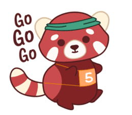 Red Panda Set 2 - English Language sticker #1689344