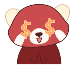 Red Panda Set 2 - English Language sticker #1689351