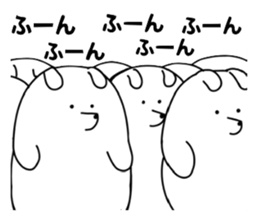 White dog sticker #1689405