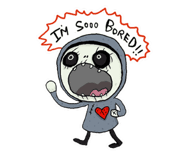 SkullGnome the Cute Grim Reaper sticker #1689554