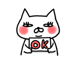 Mr. impudent cat sticker #1689649