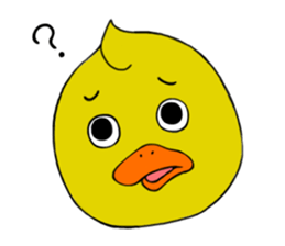 The cute Duck sticker #1689716